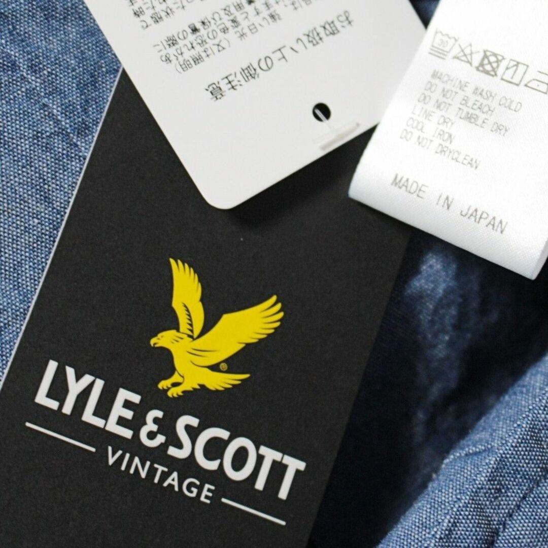 LYLE&SCOTT(ライルアンドスコット)の新品 ライルアンドスコット 定価29700円 ダンガリージャケット M 青系 メンズのジャケット/アウター(テーラードジャケット)の商品写真