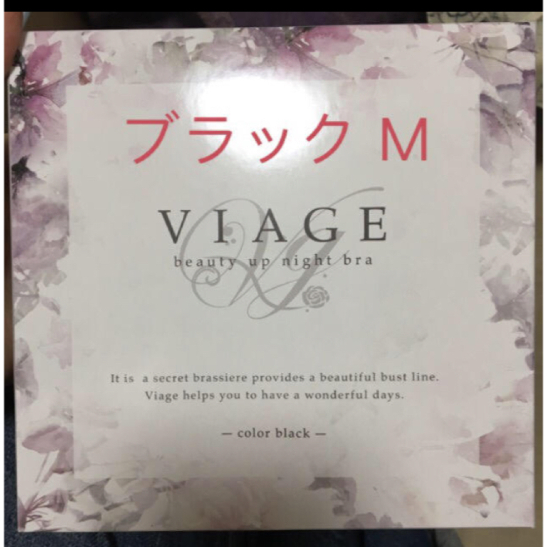 VIAGE(ヴィアージュ)のヴィアージュナイトブラ　ブラックM レディースの下着/アンダーウェア(ブラ)の商品写真