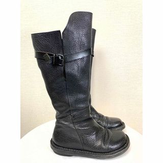 trippen - 【美品】trippen ロングブーツ　35（22.5〜23）ブラック　レザー