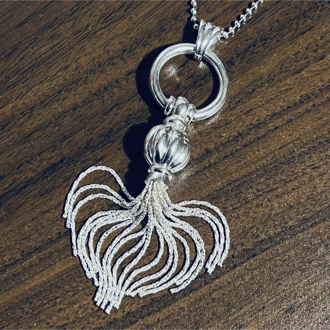 ビンテージ TIFFANY タッセル ネックレス スネークチェーン ペンダント ビンテージ TIFFANY タッセル ネックレス スネークチェーン ペンダント