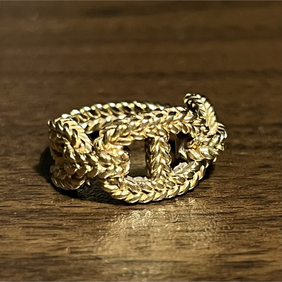 【HERMES】18k 18金　ヴィンテージエルメス　指輪　リング　エルメス