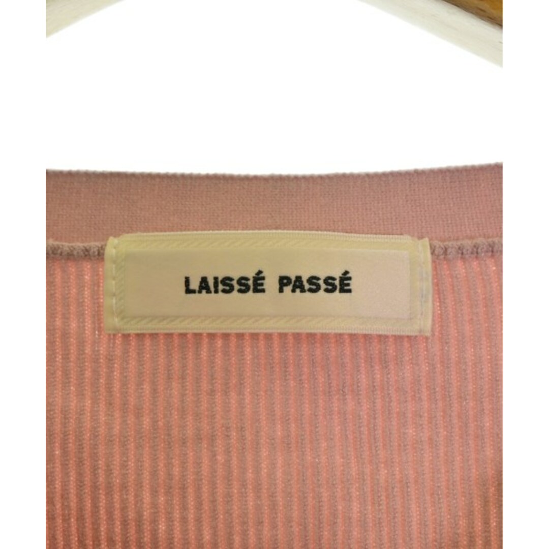 LAISSE PASSE(レッセパッセ)のLAISSE PASSE レッセパッセ カーディガン 38(M位) ピンク 【古着】【中古】 レディースのトップス(カーディガン)の商品写真