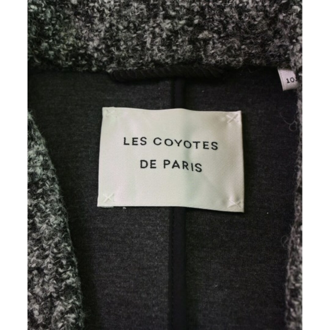 Les coyotes de Paris コート（その他） 10 グレー 【古着】【中古】 キッズ/ベビー/マタニティのキッズ服女の子用(90cm~)(コート)の商品写真