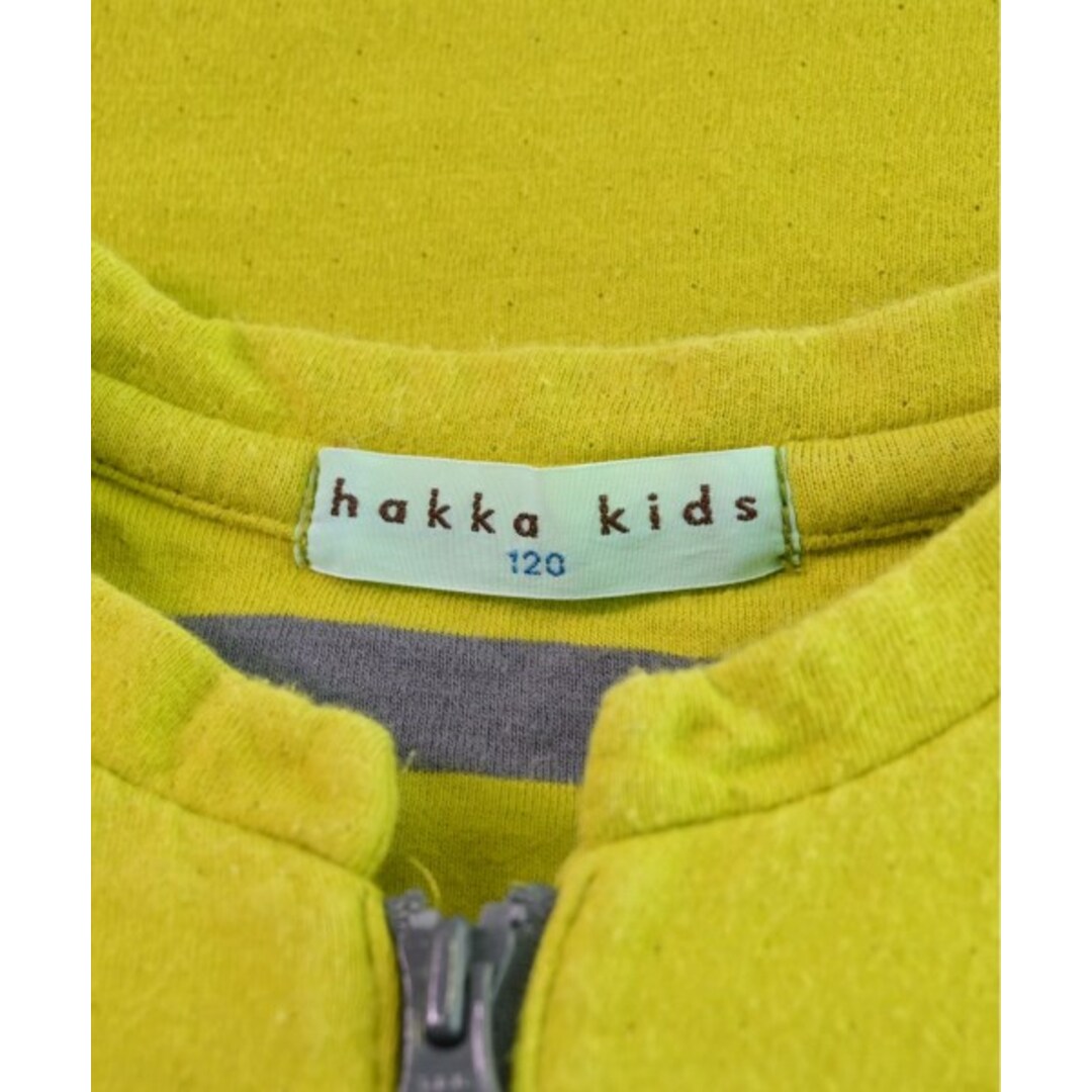 hakka kids(ハッカキッズ)のHAKKA KIDS ハッカキッズ ブルゾン（その他） 120 黄緑 【古着】【中古】 キッズ/ベビー/マタニティのキッズ服女の子用(90cm~)(ジャケット/上着)の商品写真