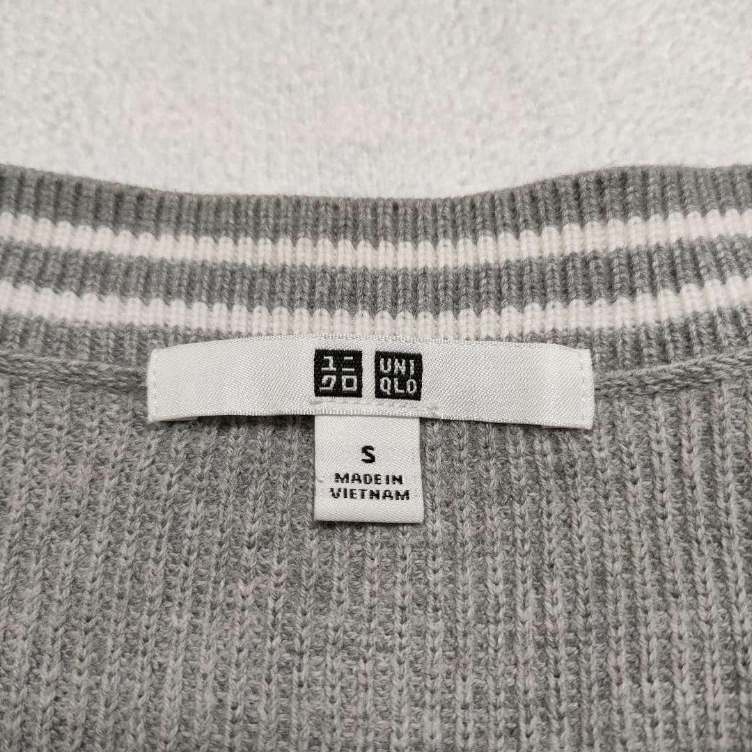 UNIQLO(ユニクロ)のUNIQLO ユニクロ (S)　コットンカシミヤクリケットセーター レディースのトップス(ニット/セーター)の商品写真