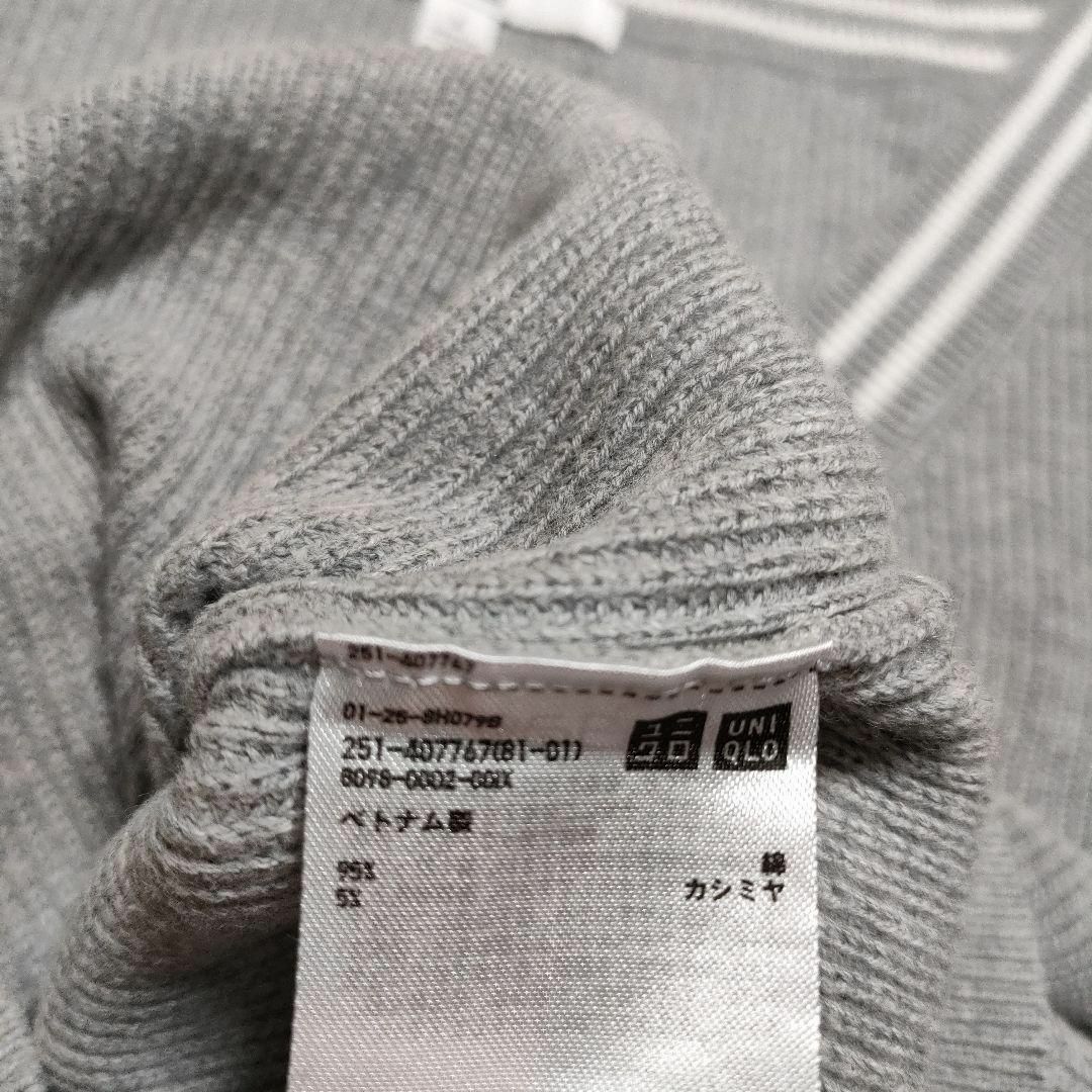 UNIQLO(ユニクロ)のUNIQLO ユニクロ (S)　コットンカシミヤクリケットセーター レディースのトップス(ニット/セーター)の商品写真