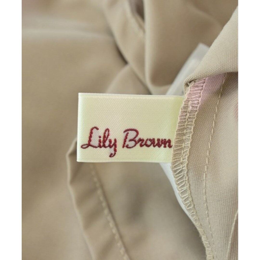 Lily Brown(リリーブラウン)のLILY BROWN リリーブラウン ワンピース F ベージュ系 【古着】【中古】 レディースのワンピース(ひざ丈ワンピース)の商品写真