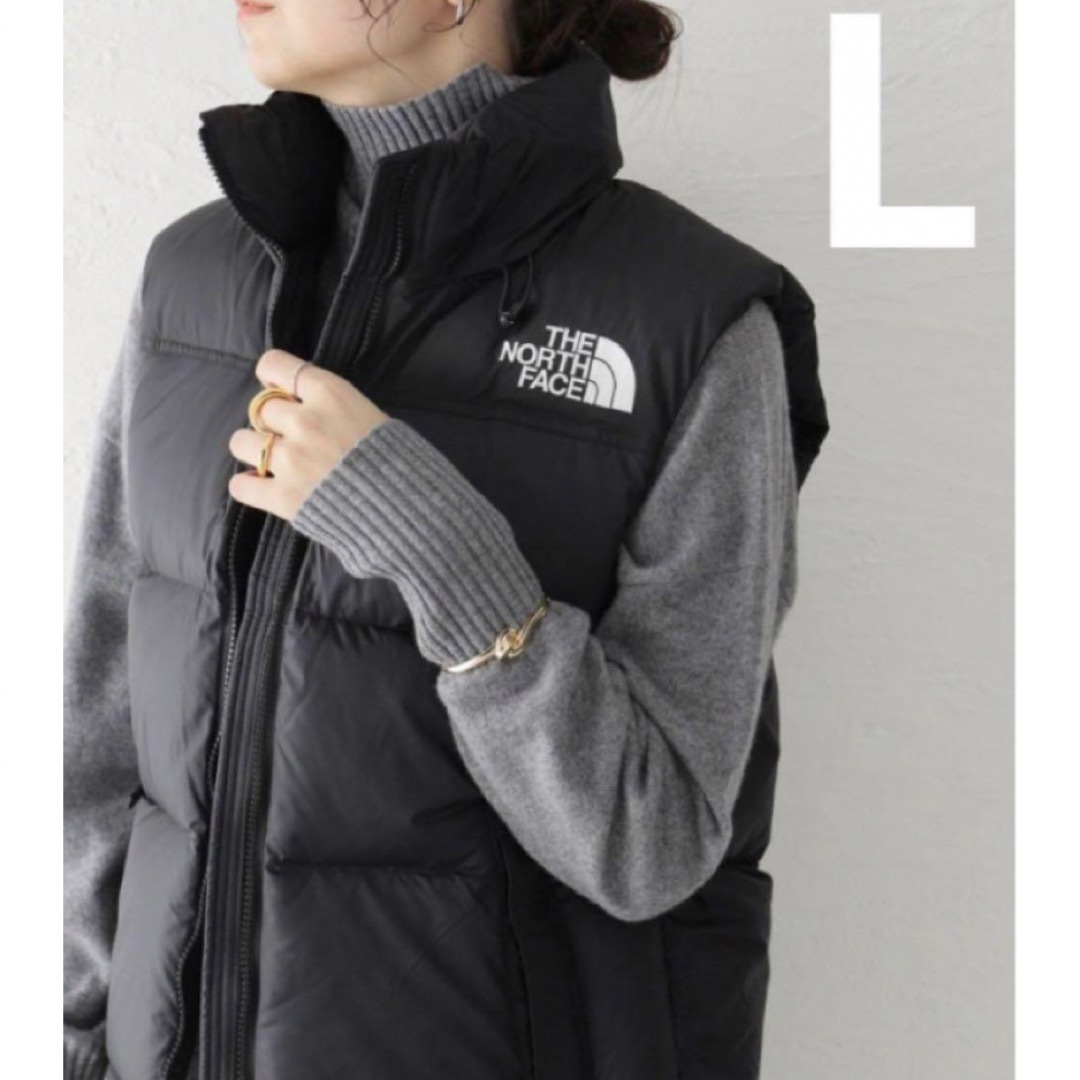 THE NORTH FACE(ザノースフェイス)のノースフェイス ヌプシベスト 新品 L ブラック レディース 2023 レディースのジャケット/アウター(ダウンベスト)の商品写真
