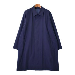 ISSEY MIYAKE イッセイミヤケ ステンカラーコート 3(L位) 紺 【古着】【中古】