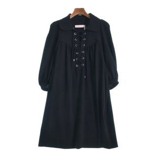 シーバイクロエ(SEE BY CHLOE)のSee By Chloe シー　バイ　クロエ ワンピース 36(XS位) 黒 【古着】【中古】(ひざ丈ワンピース)