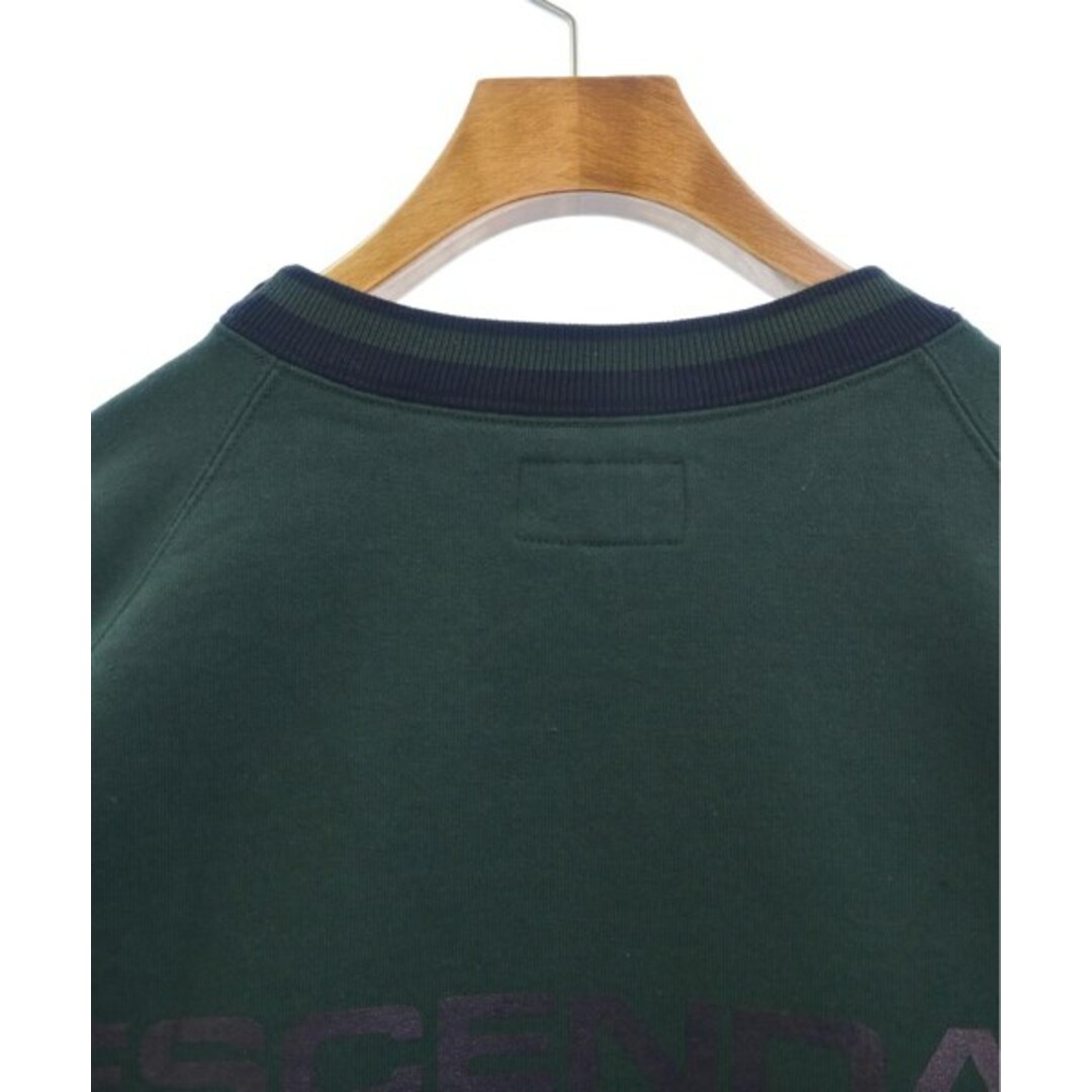 DESCENDANT ディセンダント スウェット 3(L位) 緑x紺 【古着 DESCENDANT ディセンダント スウェット 3(L位) 緑x紺 【古着