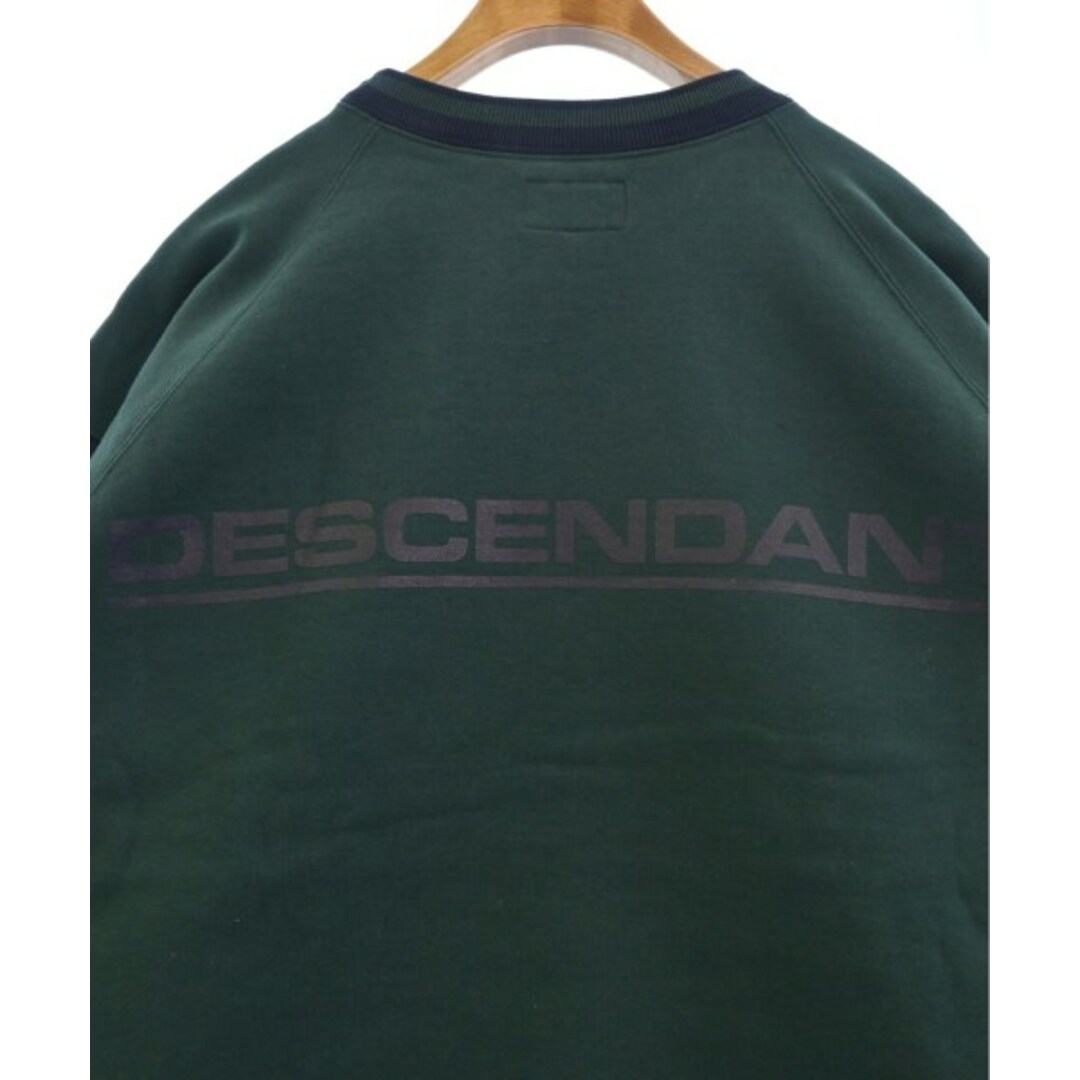 DESCENDANT ディセンダント スウェット 3(L位) 緑x紺 【古着 DESCENDANT ディセンダント スウェット 3(L位) 緑x紺 【古着