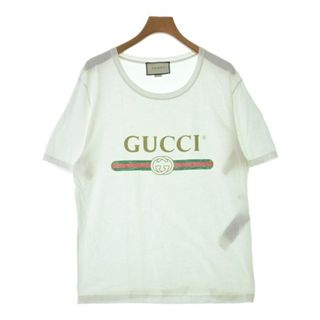 グッチ(Gucci)のGUCCI グッチ Tシャツ・カットソー M 白 【古着】【中古】(Tシャツ/カットソー(半袖/袖なし))