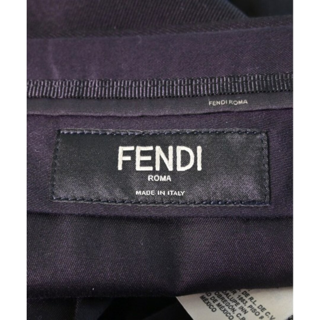 FENDI(フェンディ)のFENDI フェンディ スラックス 46(M位) 黒 【古着】【中古】 メンズのパンツ(スラックス)の商品写真