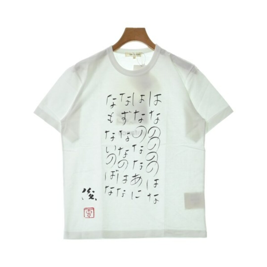 COMME des GARCONS(コムデギャルソン)のCOMME des GARCONS Tシャツ・カットソー L 白 【古着】【中古】 メンズのトップス(Tシャツ/カットソー(半袖/袖なし))の商品写真