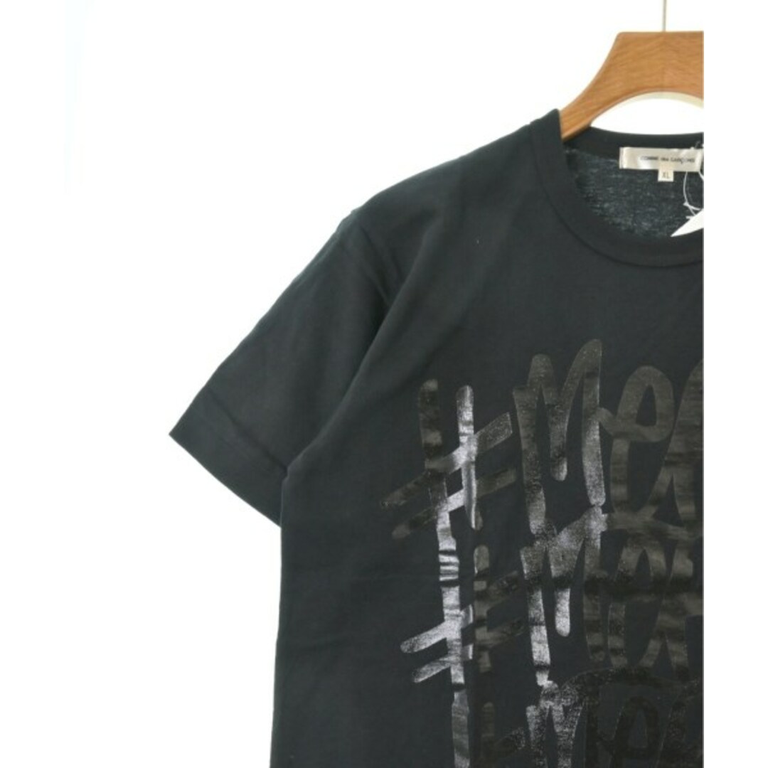 COMME des GARCONS(コムデギャルソン)のCOMME des GARCONS Tシャツ・カットソー XL 黒 【古着】【中古】 メンズのトップス(Tシャツ/カットソー(半袖/袖なし))の商品写真