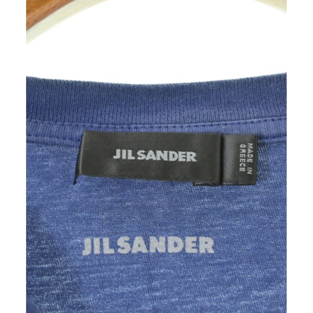 Jil Sander(ジルサンダー)のJIL SANDER ジルサンダー Tシャツ・カットソー M 青 【古着】【中古】 メンズのトップス(Tシャツ/カットソー(半袖/袖なし))の商品写真