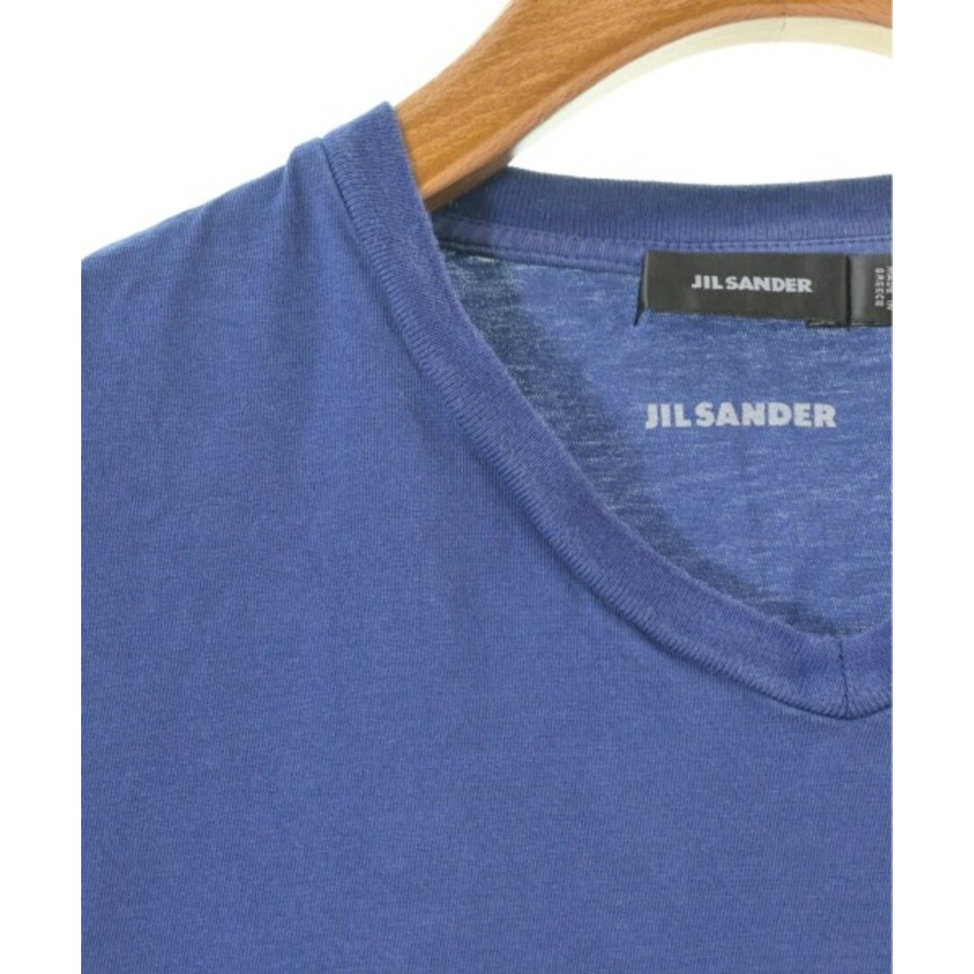 Jil Sander(ジルサンダー)のJIL SANDER ジルサンダー Tシャツ・カットソー M 青 【古着】【中古】 メンズのトップス(Tシャツ/カットソー(半袖/袖なし))の商品写真