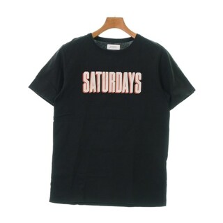 サタデーズサーフニューヨークシティー(SATURDAYS SURF NYC)のSATURDAYS SURF NYC Tシャツ・カットソー S 黒 【古着】【中古】(Tシャツ/カットソー(半袖/袖なし))