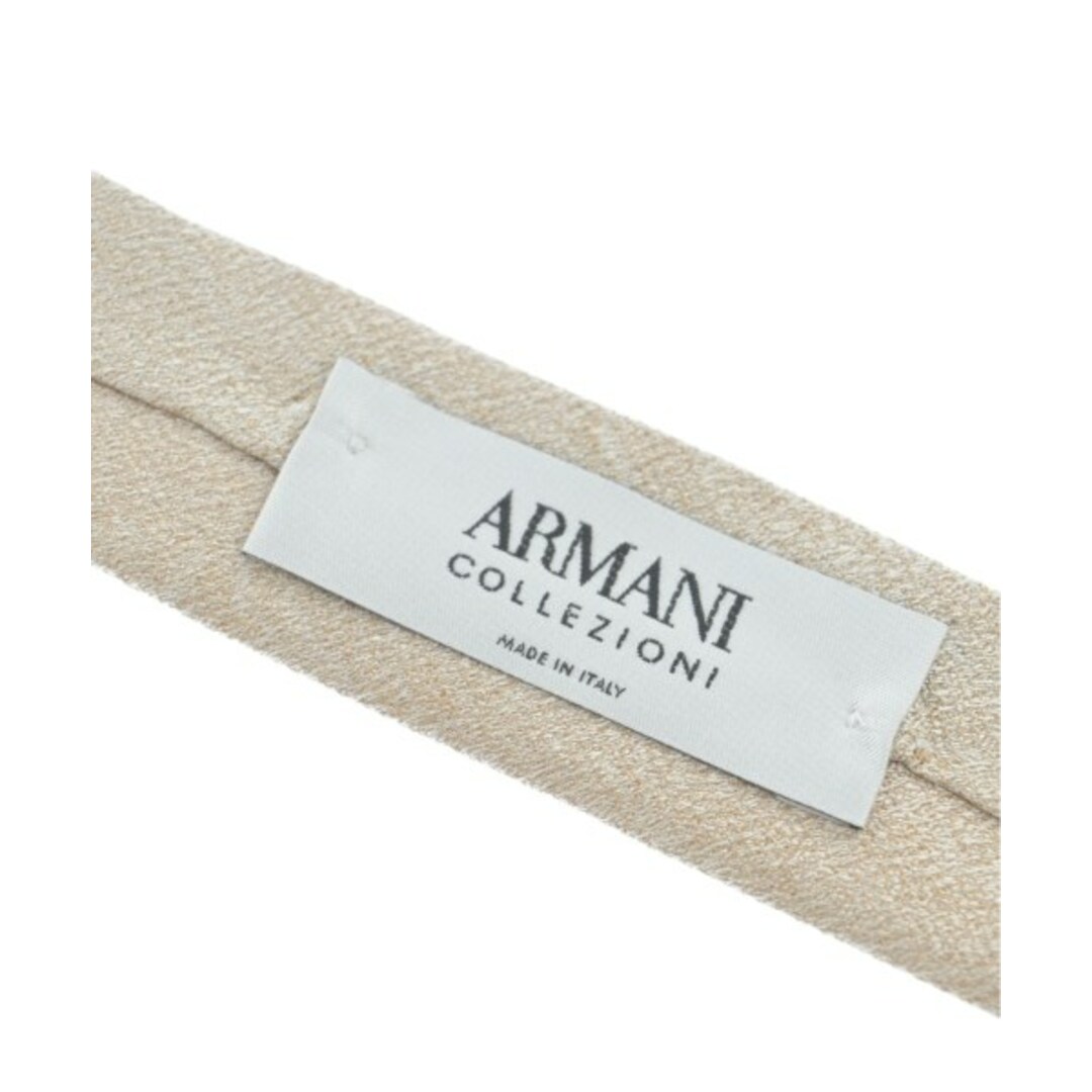 ARMANI COLLEZIONI(アルマーニ コレツィオーニ)のARMANI COLLEZIONI ネクタイ - ベージュ系 【古着】【中古】 メンズのファッション小物(ネクタイ)の商品写真