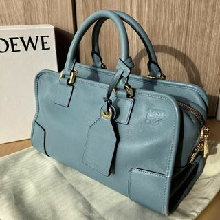 ロエベ(LOEWE)のロエベ アマソナ28  ストーンブルー 青 ハンドバッグ ショルダー LOEWE(ハンドバッグ)