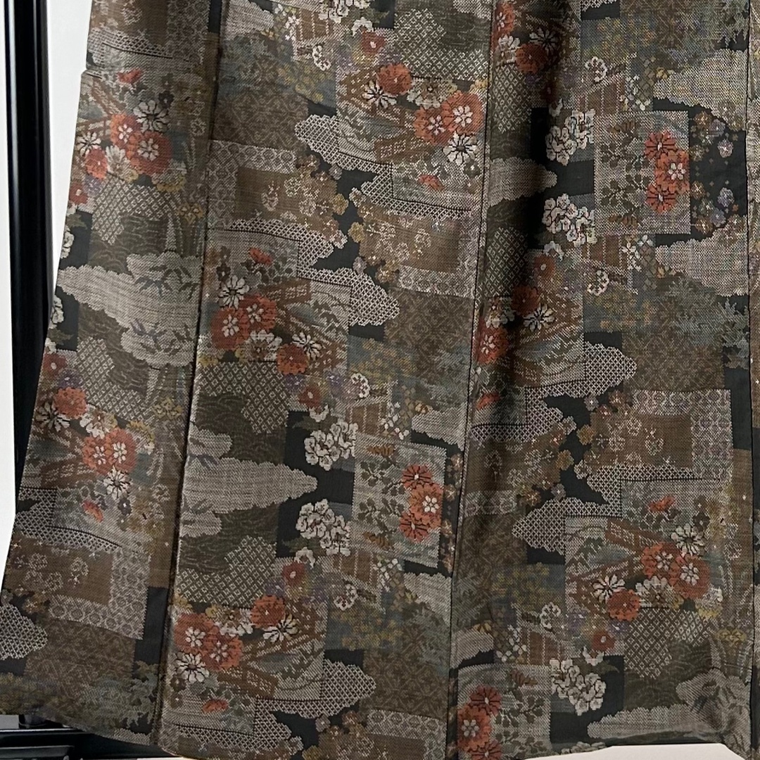 大島紬 身丈159.5cm 裄丈65cm 正絹 秀品バイセル帯