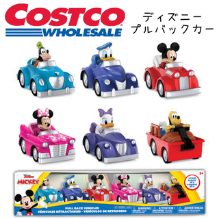 ディズニー(Disney)のディズニー プルバックカー コストコ ミニカー おもちゃ ミッキー プレゼント(ミニカー)
