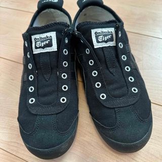 オニツカタイガー(Onitsuka Tiger)のオニツカタイガー　24.5 レディース　スニーカー　ブラック(スニーカー)