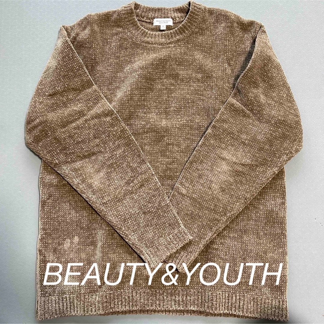 BEAUTY&YOUTH UNITED ARROWS(ビューティアンドユースユナイテッドアローズ)のBEAUTY&YOUTH UNITED ARROWS セーター　ブラウン メンズのトップス(ニット/セーター)の商品写真