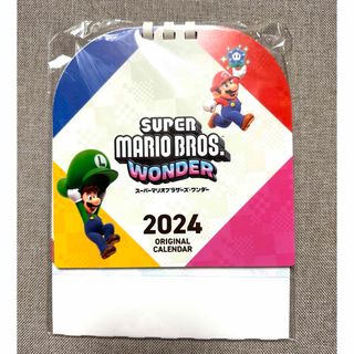 ニンテンドウ(任天堂)のマリオ　スーパーマリオ　2024 カレンダー(キャラクターグッズ)