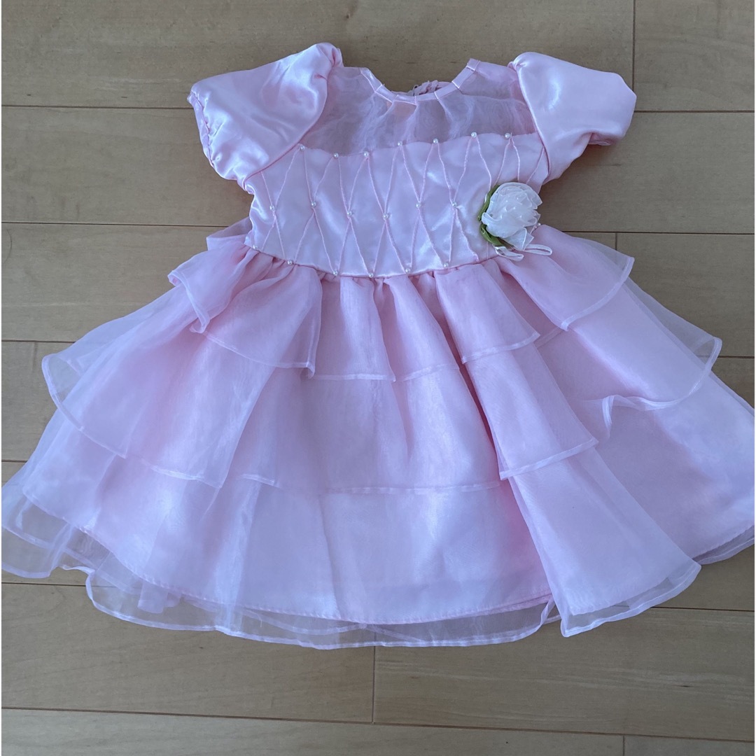 女の子90サイズ　ドレス キッズ/ベビー/マタニティのキッズ服女の子用(90cm~)(ドレス/フォーマル)の商品写真