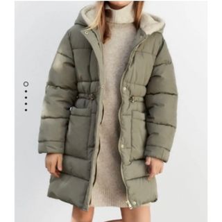 ザラキッズ(ZARA KIDS)の美品 zara キッズ ダウンコート 女の子(コート)