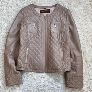 BALMAIN - 美品 BALMAN バルマン ツイードワンピース モヘア ウール