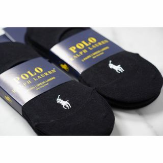 ポロラルフローレン(POLO RALPH LAUREN)のPOLOラルフローレン【レディース／3足×2セット】フットカバー合計6足【新品】(ソックス)