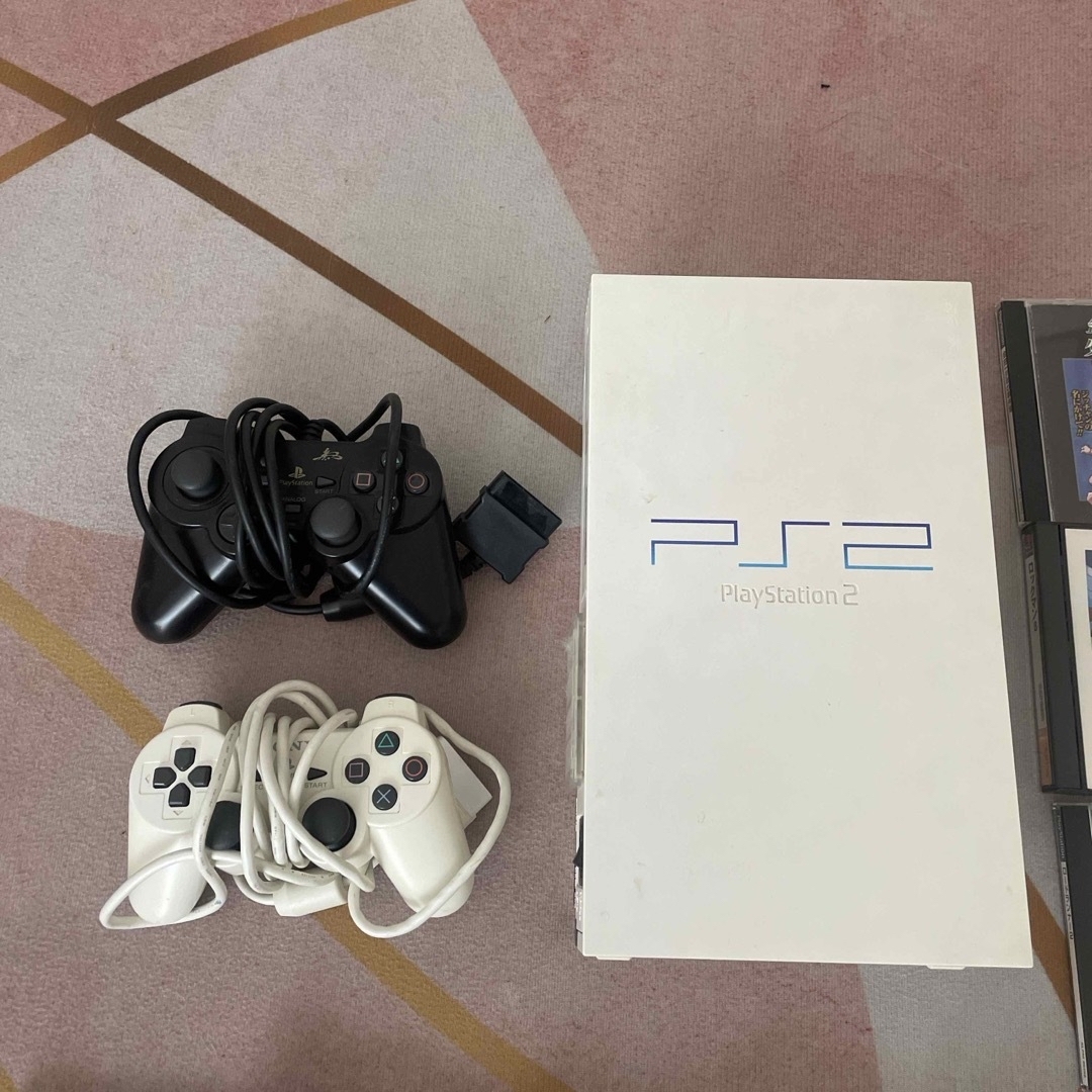 PlayStation2(プレイステーション2)のプレイステーション2  &コントローラー & ソフト13点セット エンタメ/ホビーのゲームソフト/ゲーム機本体(家庭用ゲーム機本体)の商品写真