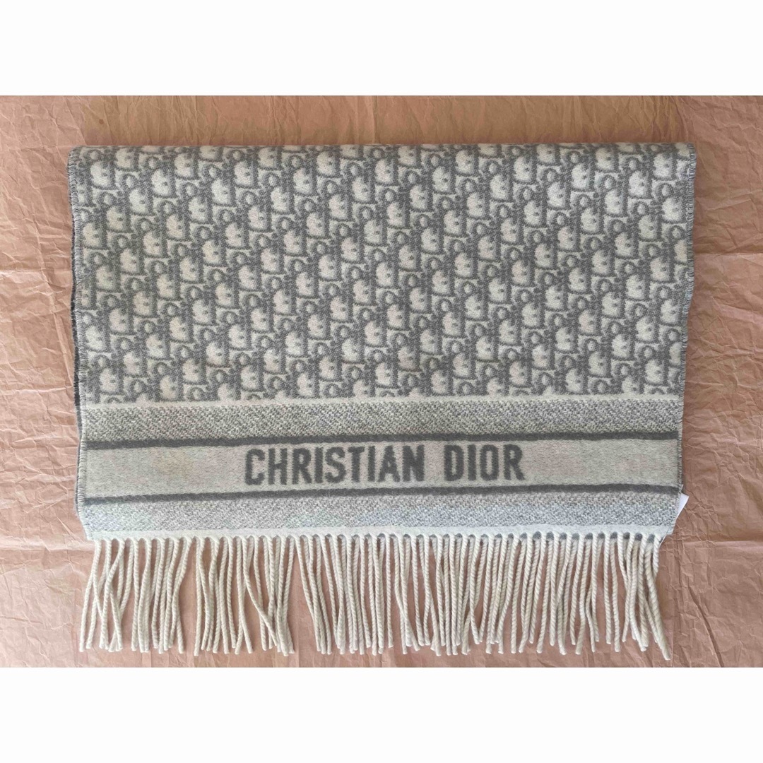 Christian Dior(クリスチャンディオール)の🌼DIORディオール オブリーク カシミヤ　スカーフ🌼 レディースのファッション小物(バンダナ/スカーフ)の商品写真