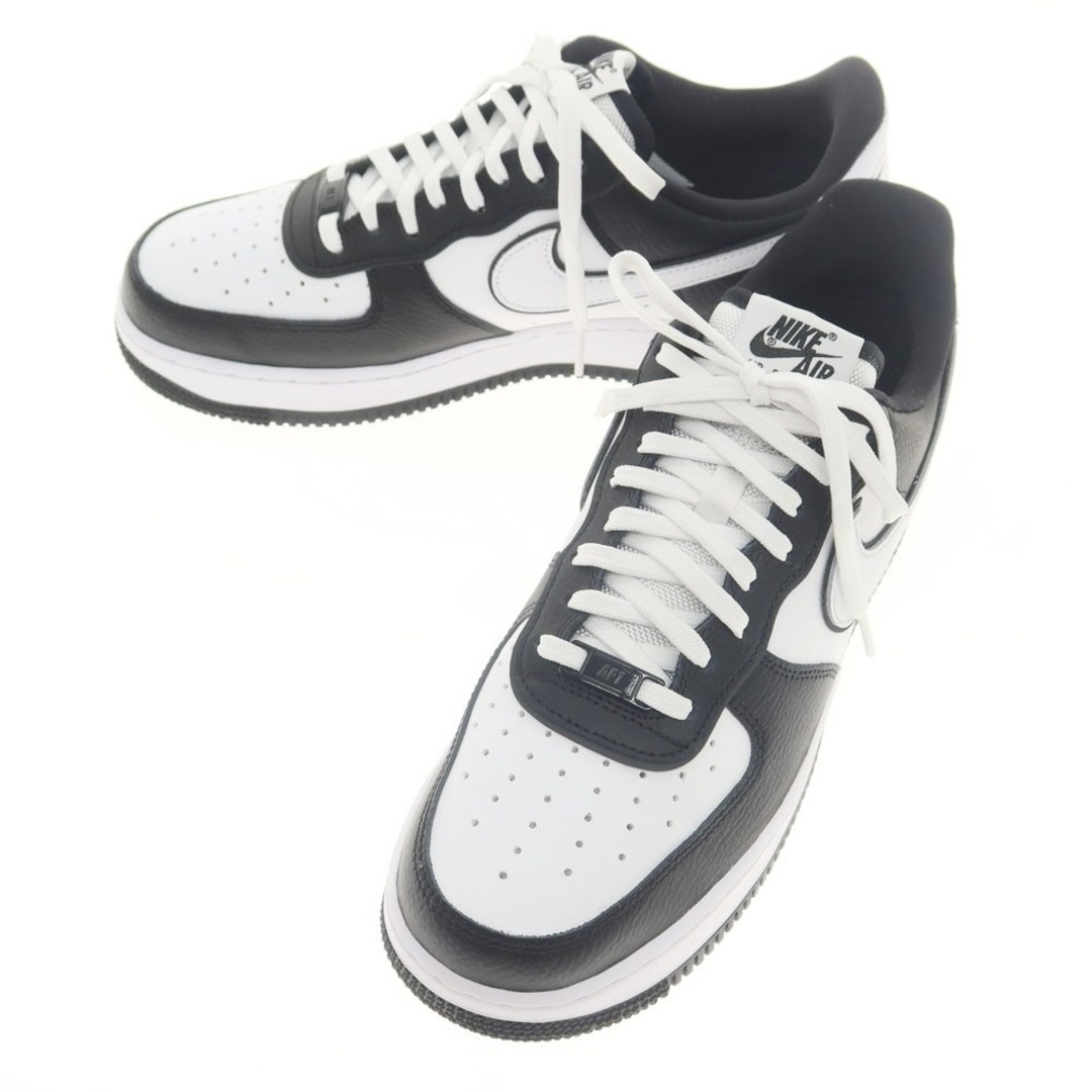 ナイキ NIKE NIKE AIR FORCE 1 '07 LV8 レザー スニーカー ホワイトxブラック【サイズ27.5cm】【メンズ】付属品箱