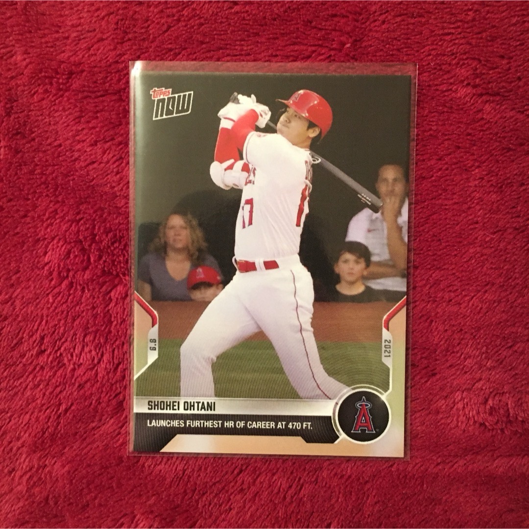 Topps(トップス)の在庫僅少　2021年 Topps Now 大谷翔平 MVPシーズン 4枚 セット エンタメ/ホビーのトレーディングカード(シングルカード)の商品写真