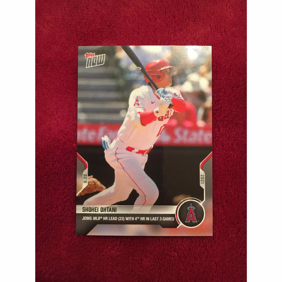 Topps(トップス)の在庫僅少　2021年 Topps Now 大谷翔平 MVPシーズン 4枚 セット エンタメ/ホビーのトレーディングカード(シングルカード)の商品写真