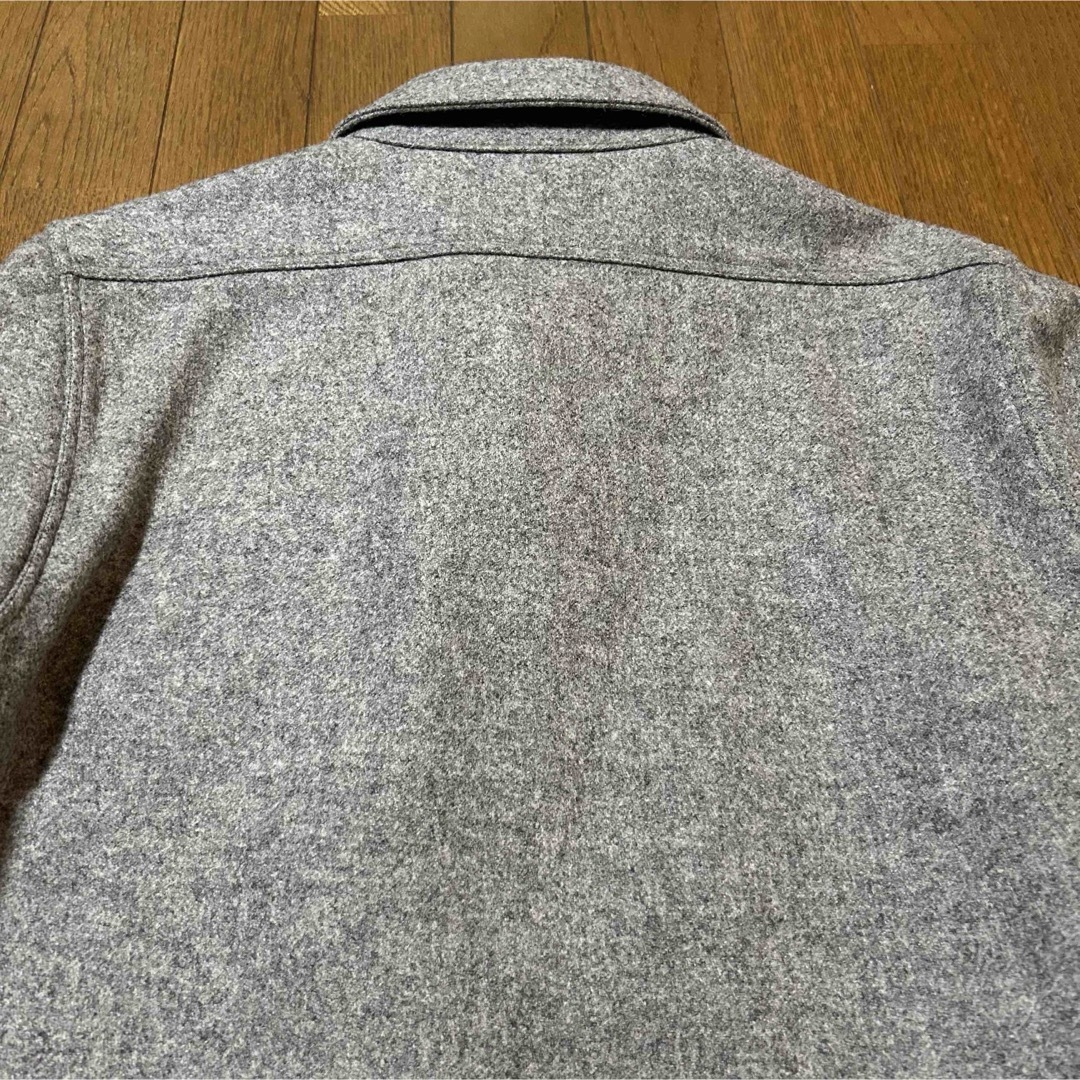 FULLCOUNT(フルカウント)の厚手38サイズ！FULLCOUNTフルカウント 古着ウールCPOシャツジャケット メンズのトップス(シャツ)の商品写真