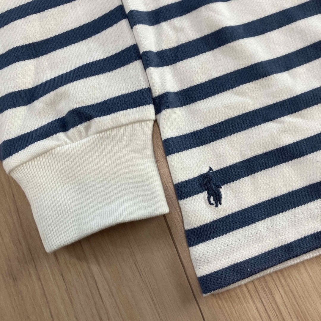 POLO RALPH LAUREN(ポロラルフローレン)の【新品タグ付き】ポロラルフローレン　ストライプ　ロンT　130 キッズ/ベビー/マタニティのキッズ服男の子用(90cm~)(Tシャツ/カットソー)の商品写真