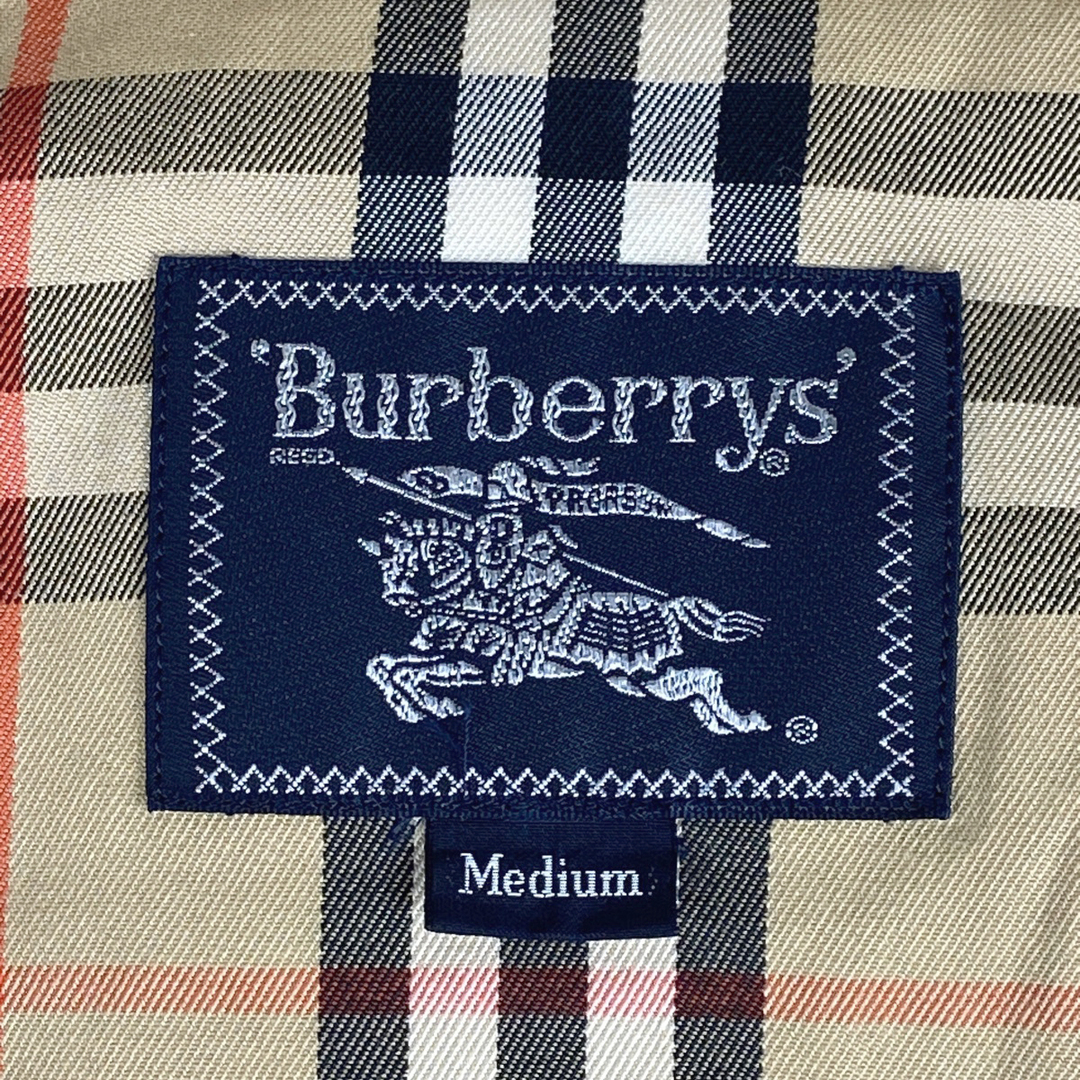 BURBERRY(バーバリー)のバーバリー ロゴボタン ステンカラーコート メンズ M 【中古】 メンズのジャケット/アウター(ステンカラーコート)の商品写真