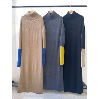 ROSIEE - 最終価格 ロージー キルティング切り替えワイドリブニット 黒 ROSIEE - 最終価格 ロージー キルティング切り替えワイドリブニット 黒