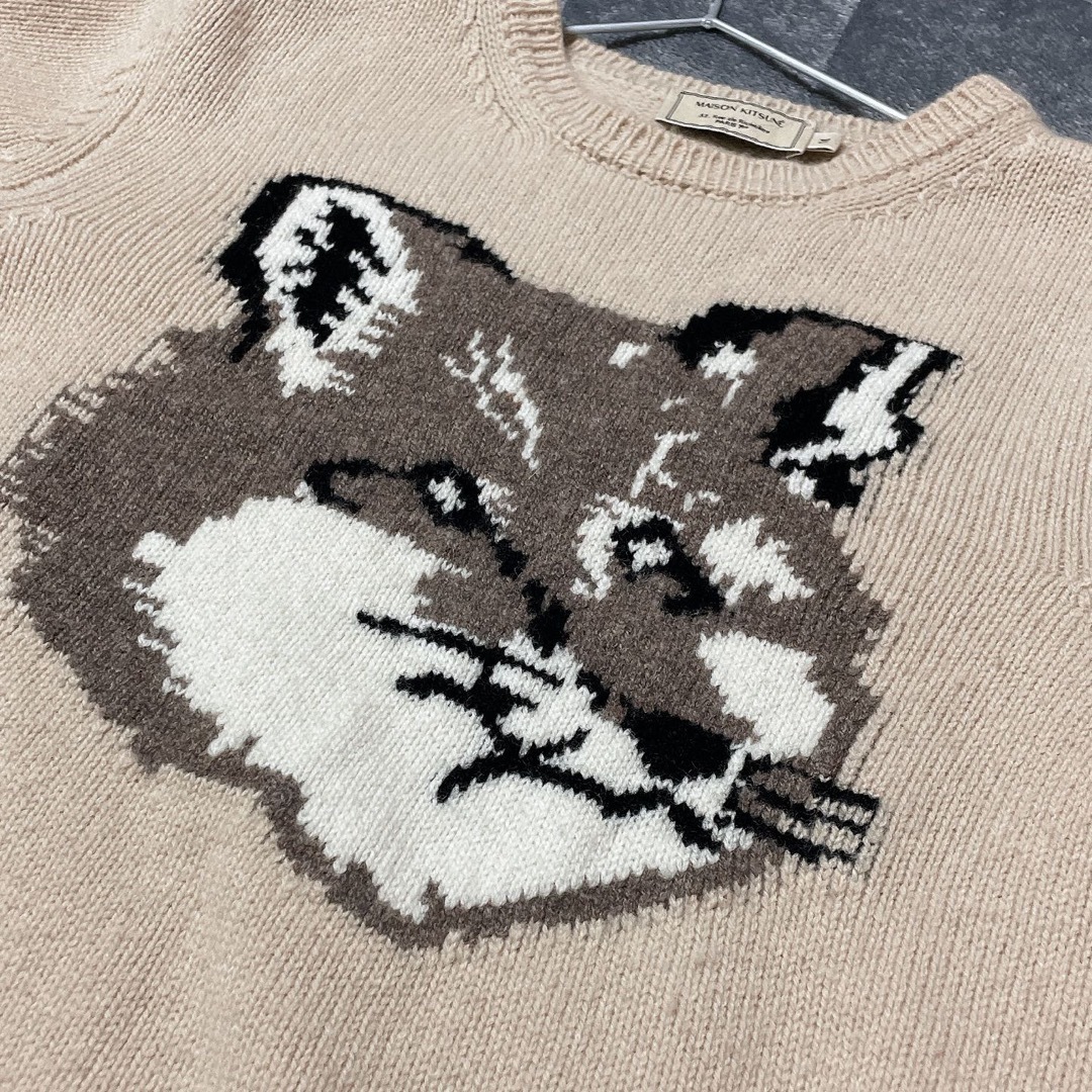 MAISON KITSUNE メゾンキツネ BIG FOXニットセーターMAISONKITSUNE