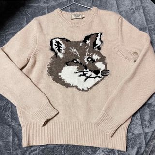 メゾンキツネ(MAISON KITSUNE')のMAISON KITSUNE メゾンキツネ BIG FOXニットセーター(ニット/セーター)