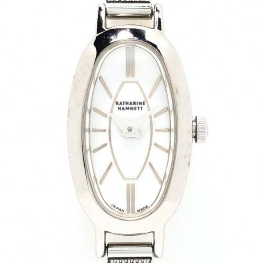キャサリンハムネット 腕時計 - KH-9007 白レディース