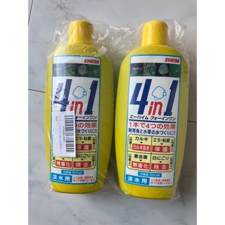 エーハイム(EHEIM)のエーハイム　フォーインワン(淡水用) 500ml  2本(アクアリウム)