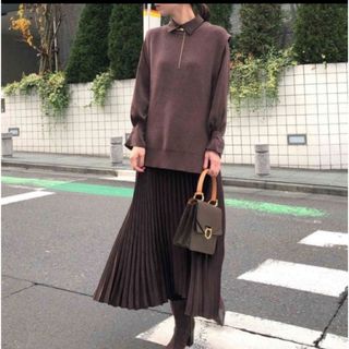 アメリヴィンテージ(Ameri VINTAGE)の最終値引き　AMERI VEST WITH PLEATS DRESS(ロングワンピース/マキシワンピース)