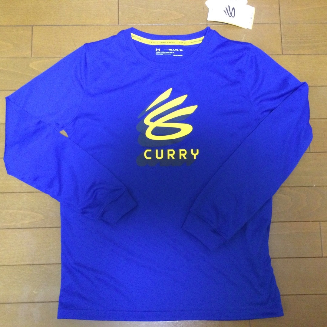 UNDER ARMOUR(アンダーアーマー)のバスケットボール　ロングTシャツ　CURRY (アンダーアーマー) 子供160 スポーツ/アウトドアのスポーツ/アウトドア その他(バスケットボール)の商品写真