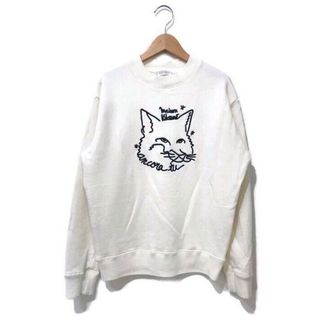 メゾンキツネ(MAISON KITSUNE')のMAISON KITSUNE メゾンキツネ トレーナー スウェット 白 ホワイト(スウェット)